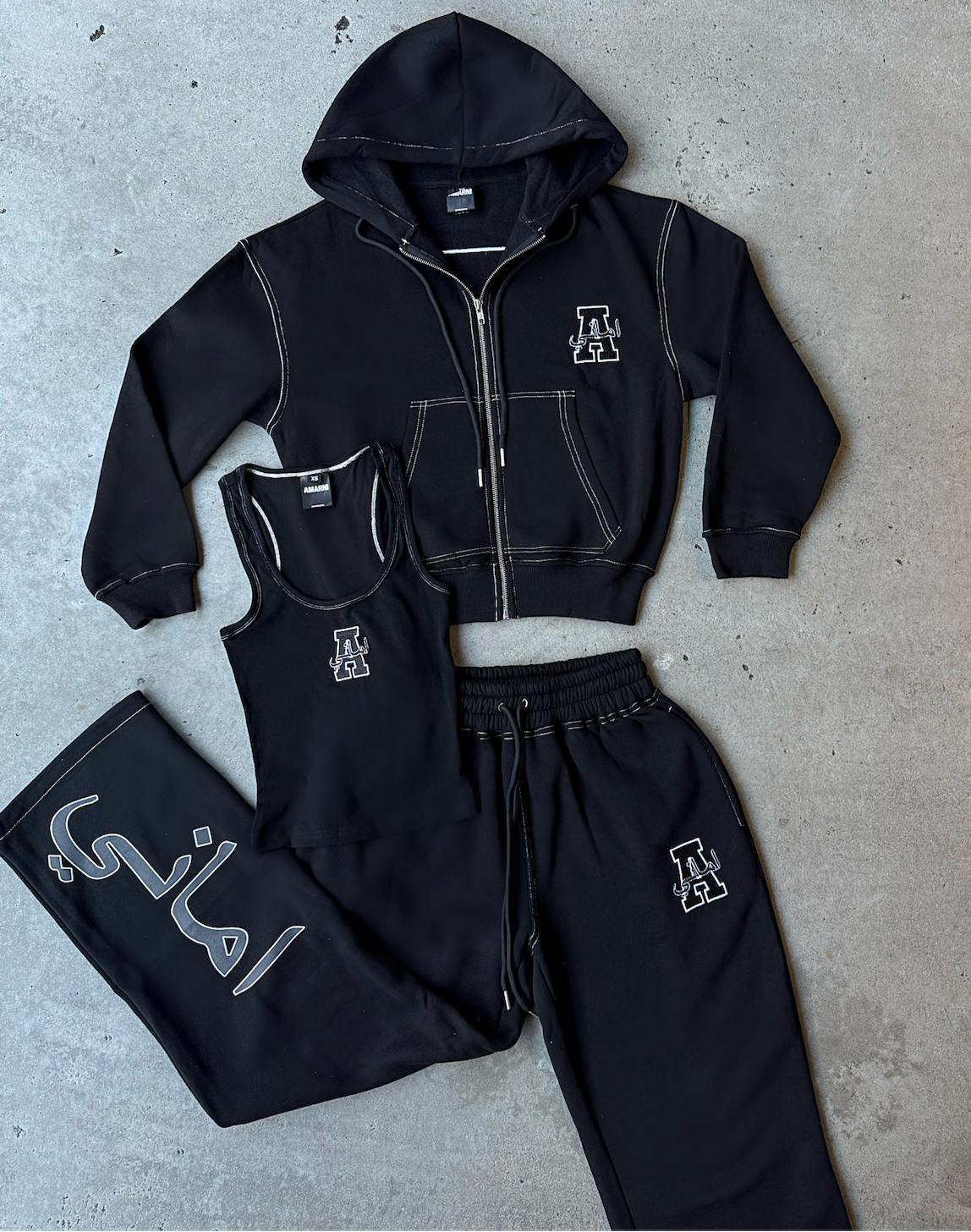 AMARNI ZIP HOODIE + TRACK PANTS