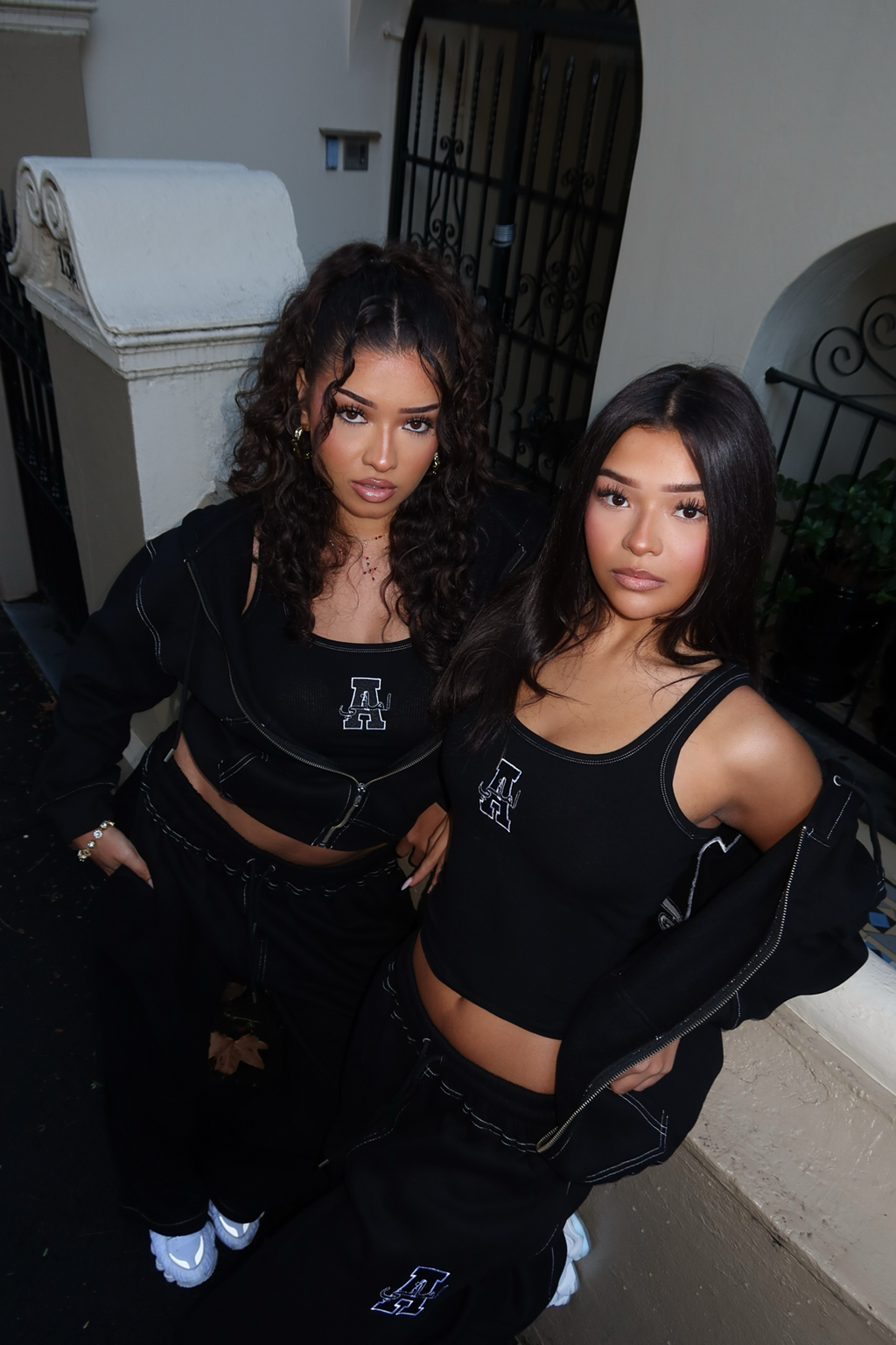 AMARNI BLACK RIB TANK