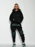 AMARNI BLACK TARTAN HOODIE + JOGGERS SET